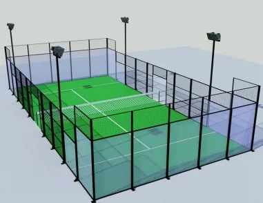 Standard Padel Court Tempered Glass Solution Standard Padel Court Tempered Glass Solution